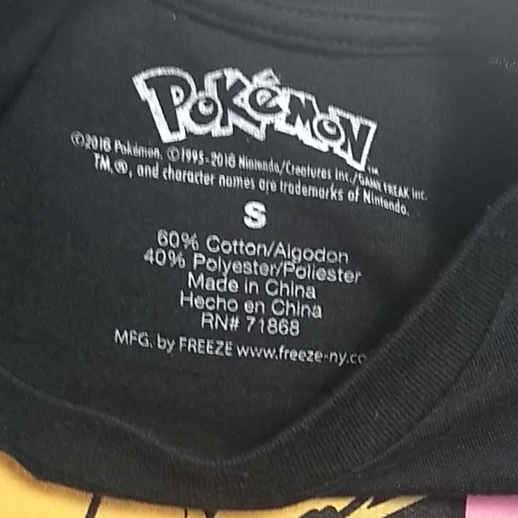 Pokemon Pikachu crew two-fer T shirt NEW - Picture 4 of 4